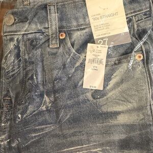 Women’s Gap 90s Straight Low-Rise Blue Jeans
